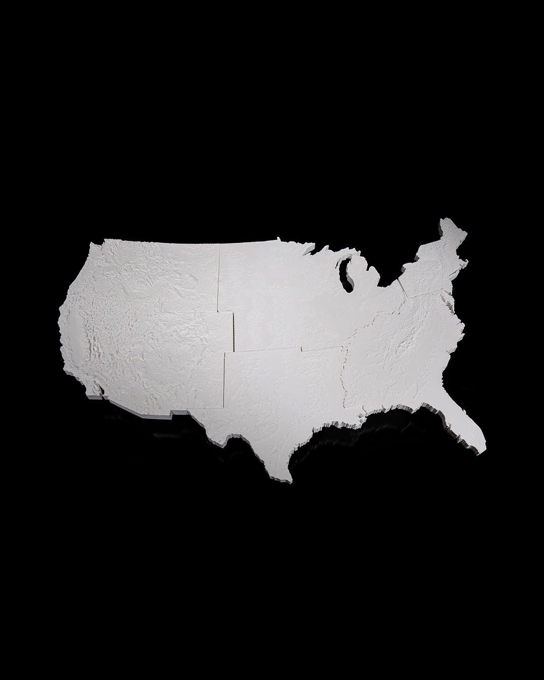 American map wall light