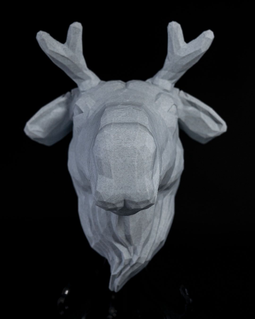 High elk wall light