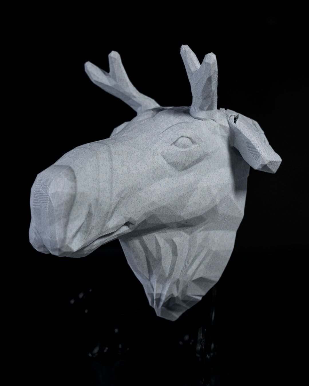 High elk wall light