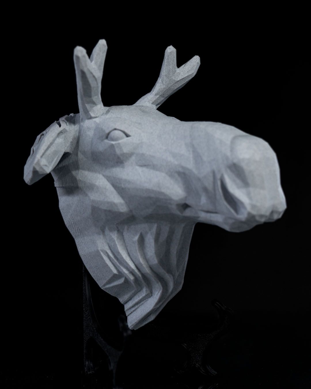 High elk wall light