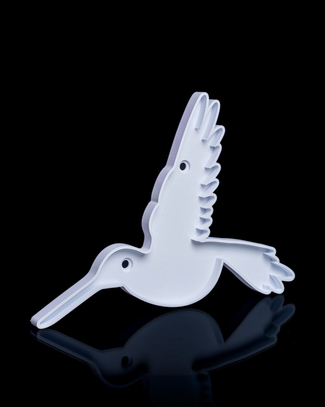 Quilled humming bird