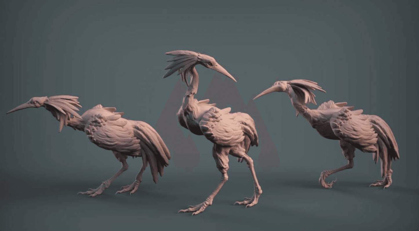 STL sandhill-crane Three kits included