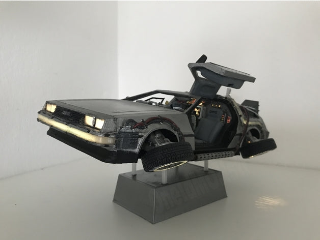 STL DeLorean Stand w- Lights