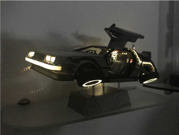DeLorean Stand w- Lights