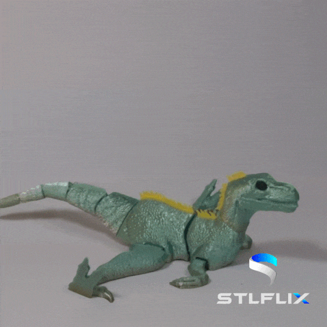 STL articulated-velociraptor